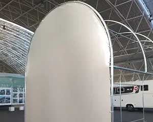 Pannello in pvc per chiusura posteriore